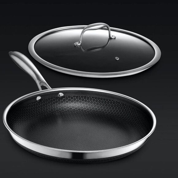 Hybrid Fry Pan with Lid 8